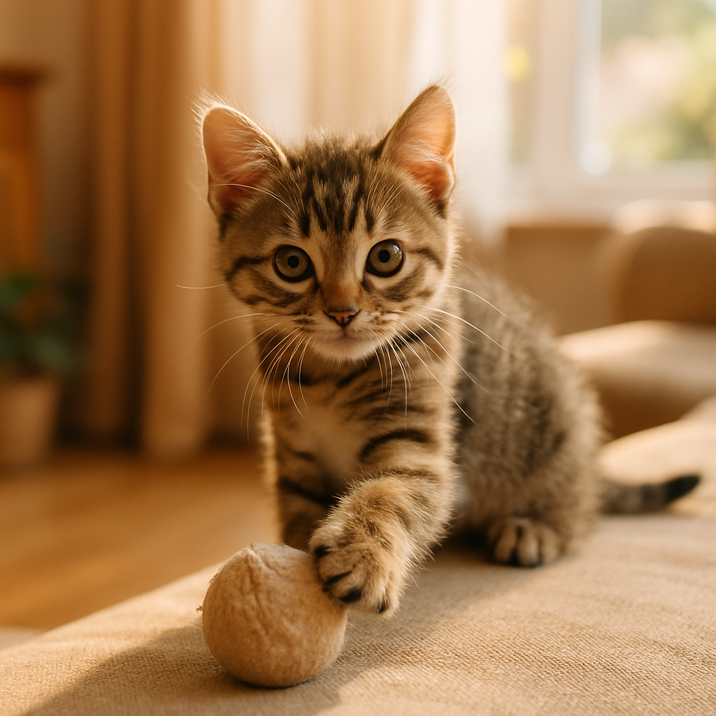 Cat Kitten First-year Milestones